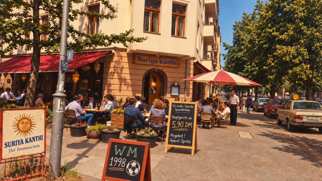 Suriya Kanthi Terrasse in der Knaackstraße, 1998