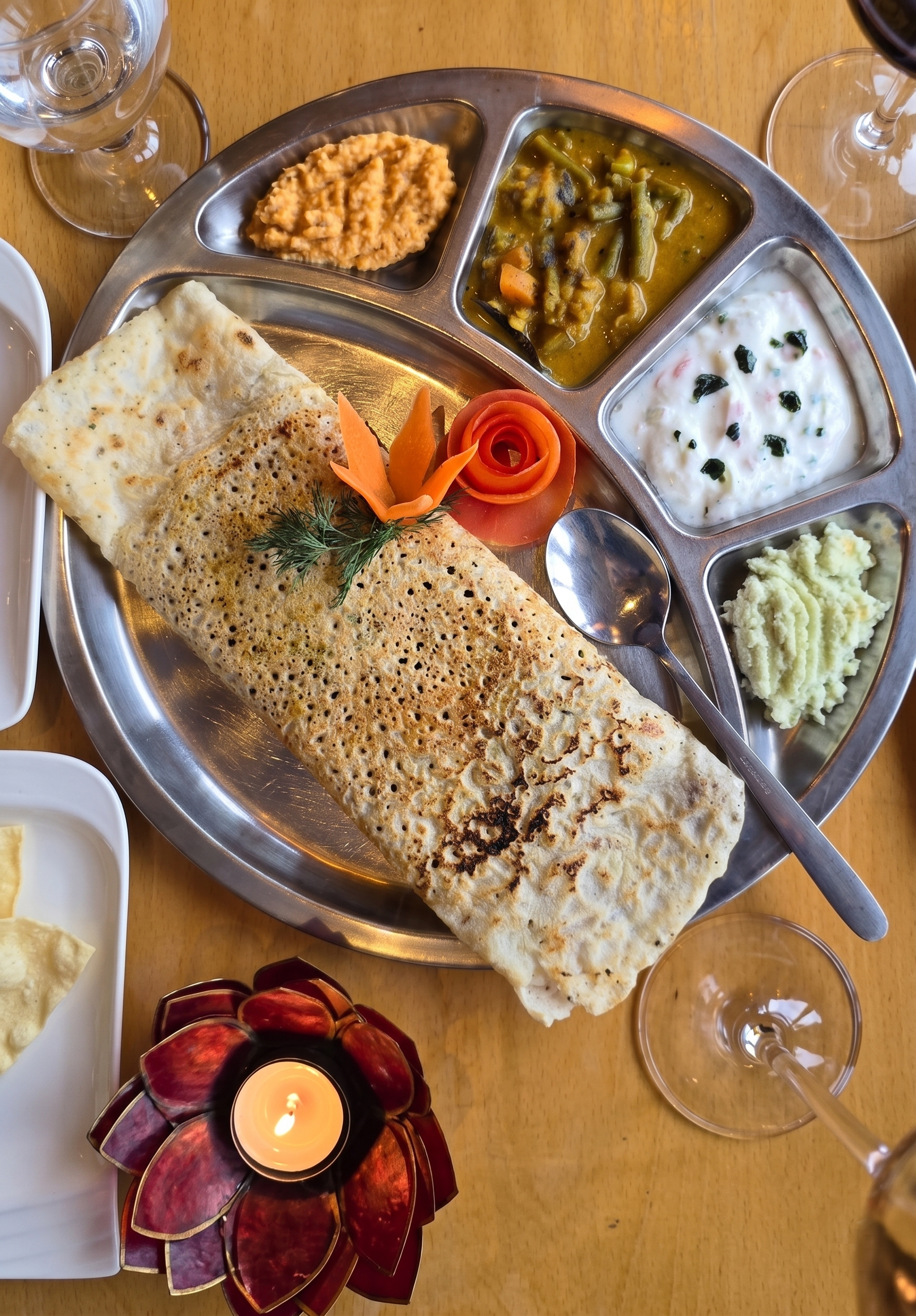129 · Masala Dosa mit Sambaru